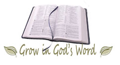 Picture of Bible - Grow in Gods Word