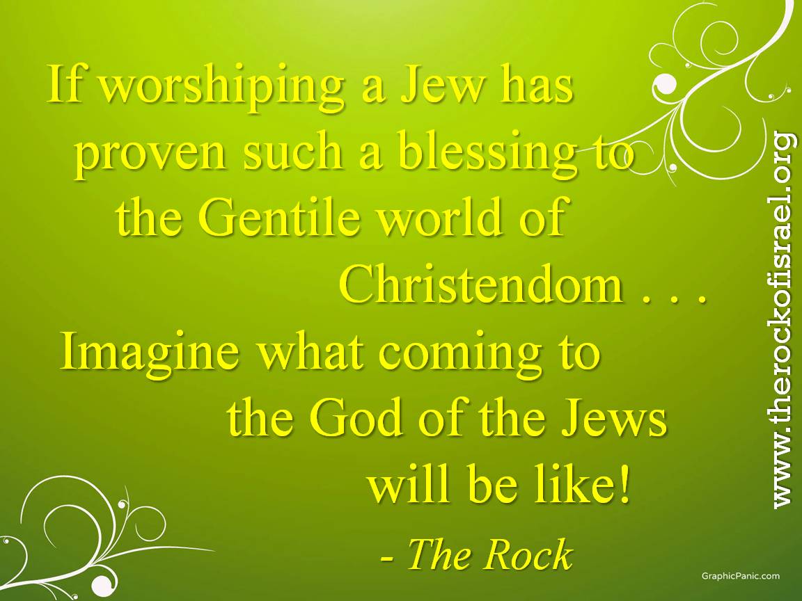Worshiping a Jew